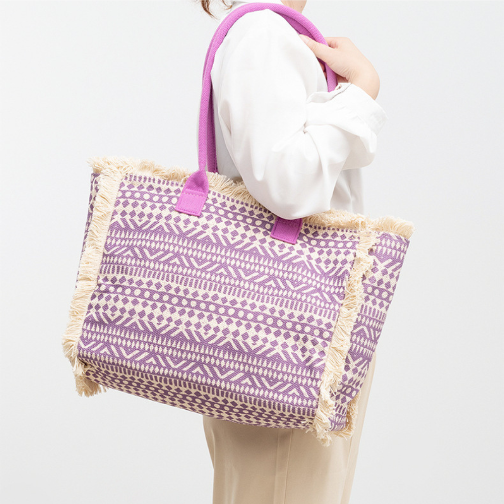 Flora Floral Print Tote Bag