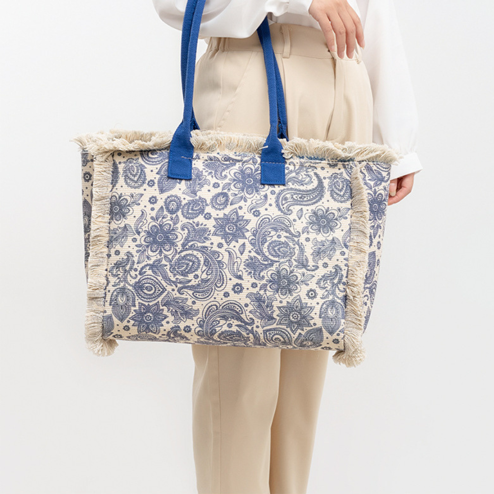 Flora Floral Print Tote Bag