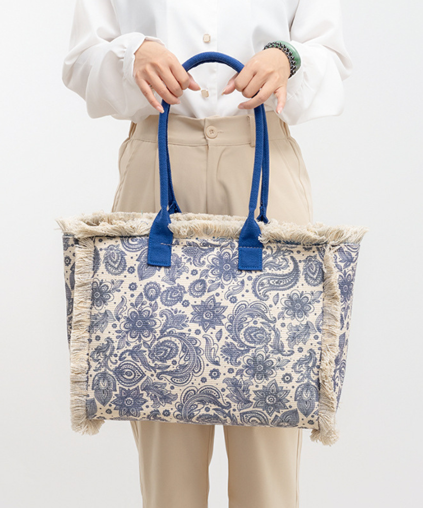 Flora Floral Print Tote Bag