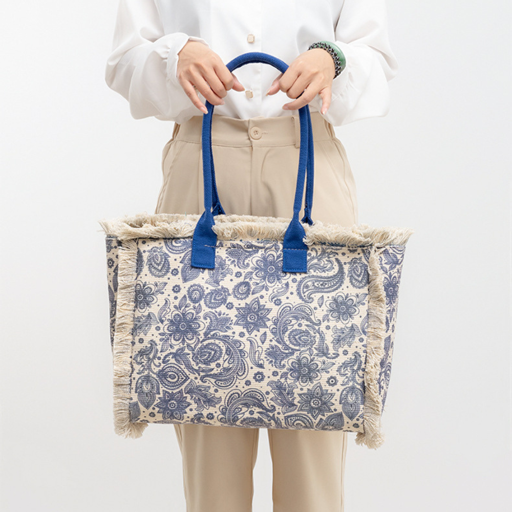 Flora Floral Print Tote Bag