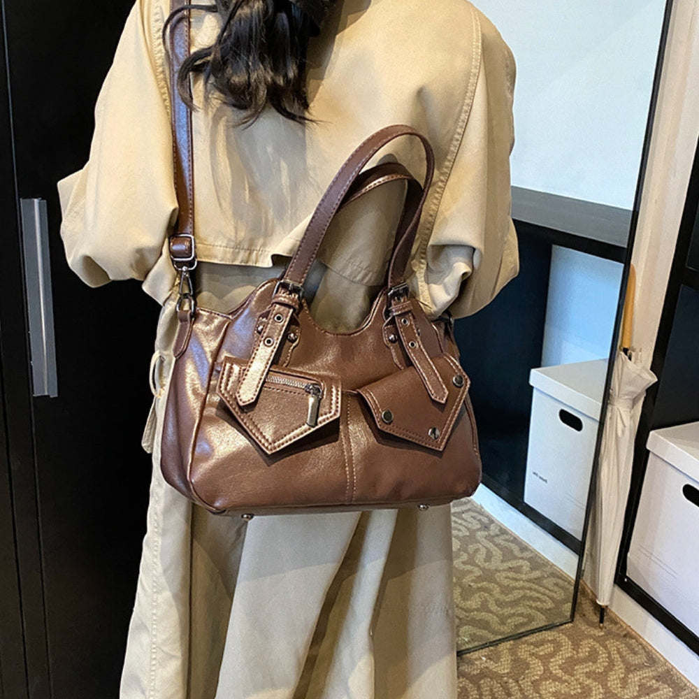 Verena Vegan Leather Shoulder Bag