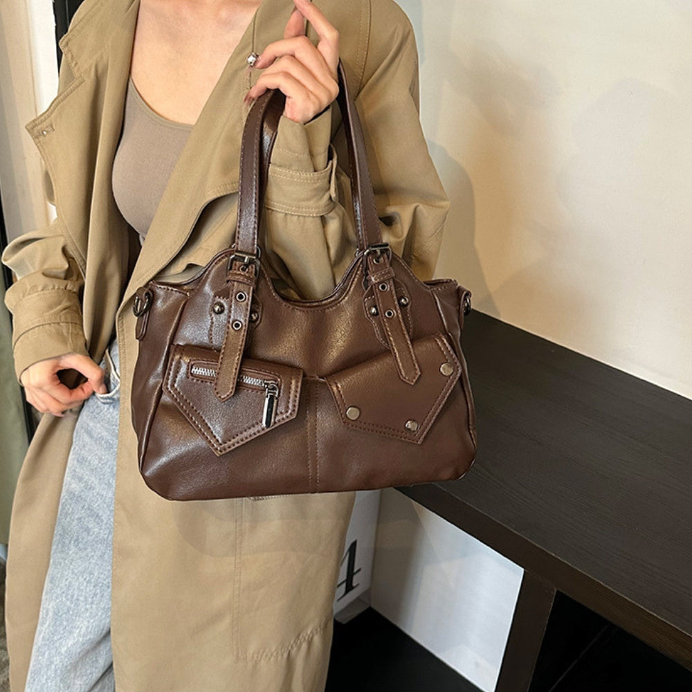 Verena Vegan Leather Shoulder Bag