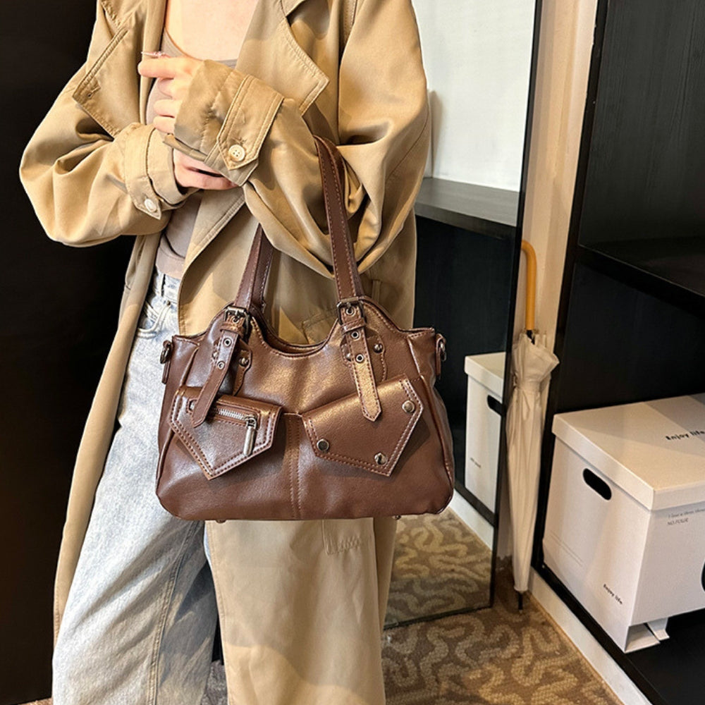 Verena Vegan Leather Shoulder Bag