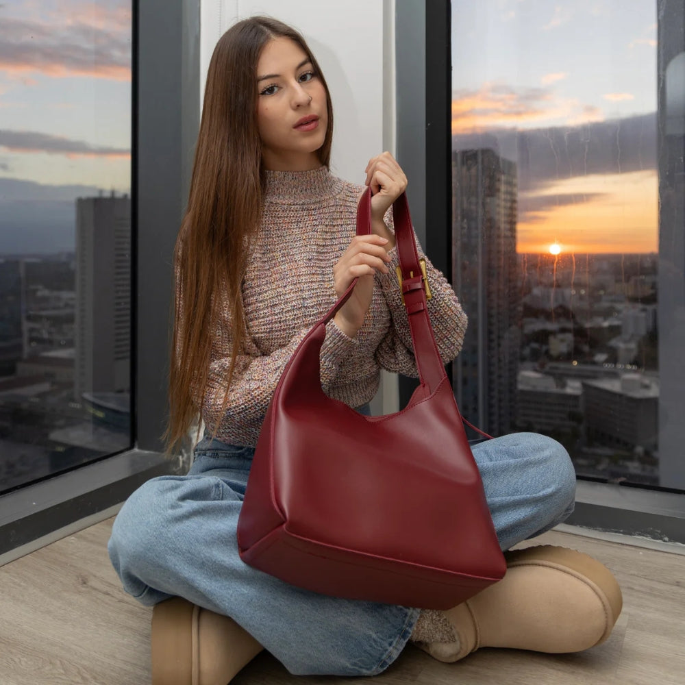 Ganna Vegan Leather Shoulder Bag