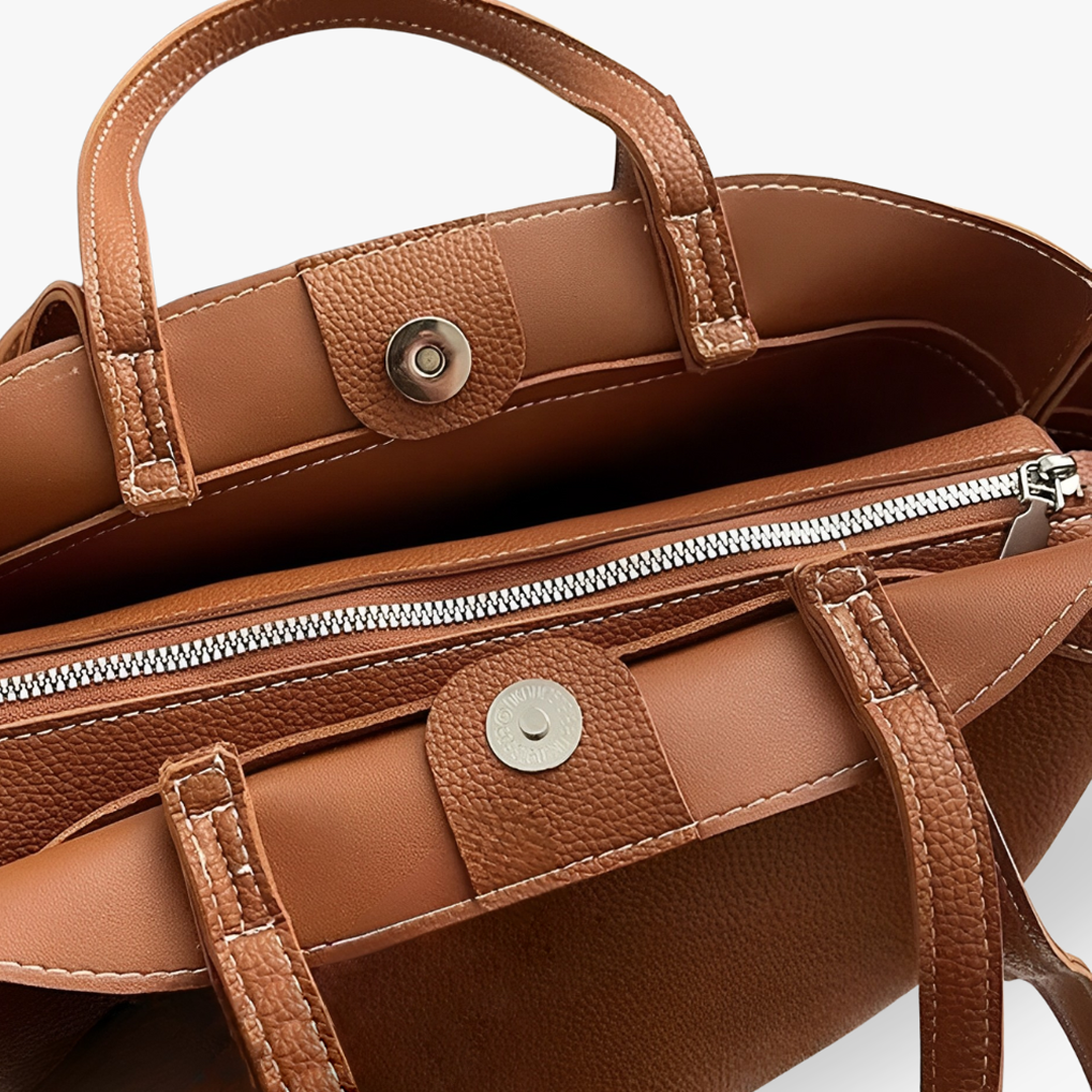 Adoria Vegan Leather Tote Bag