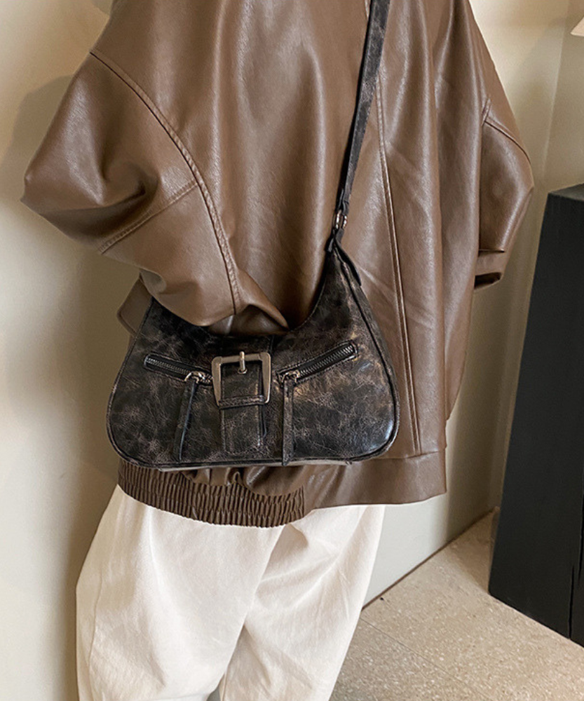 Cosmèa Vegan Leather Crossbody Bag
