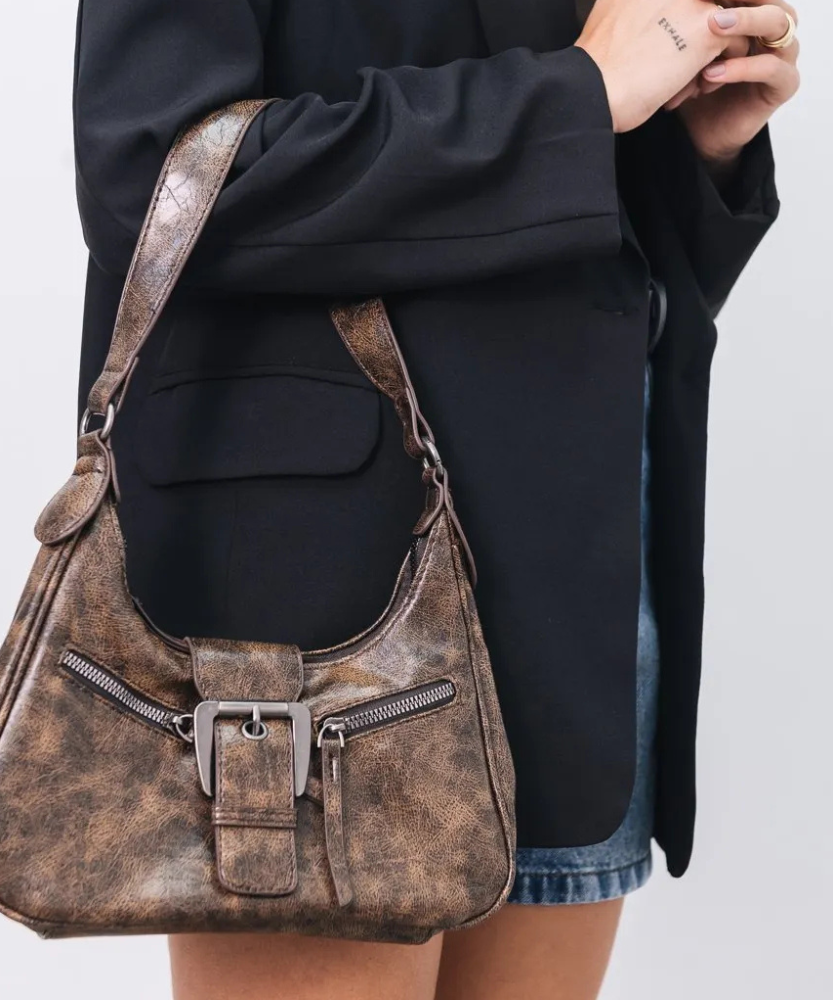 Cosmèa Vegan Leather Crossbody Bag