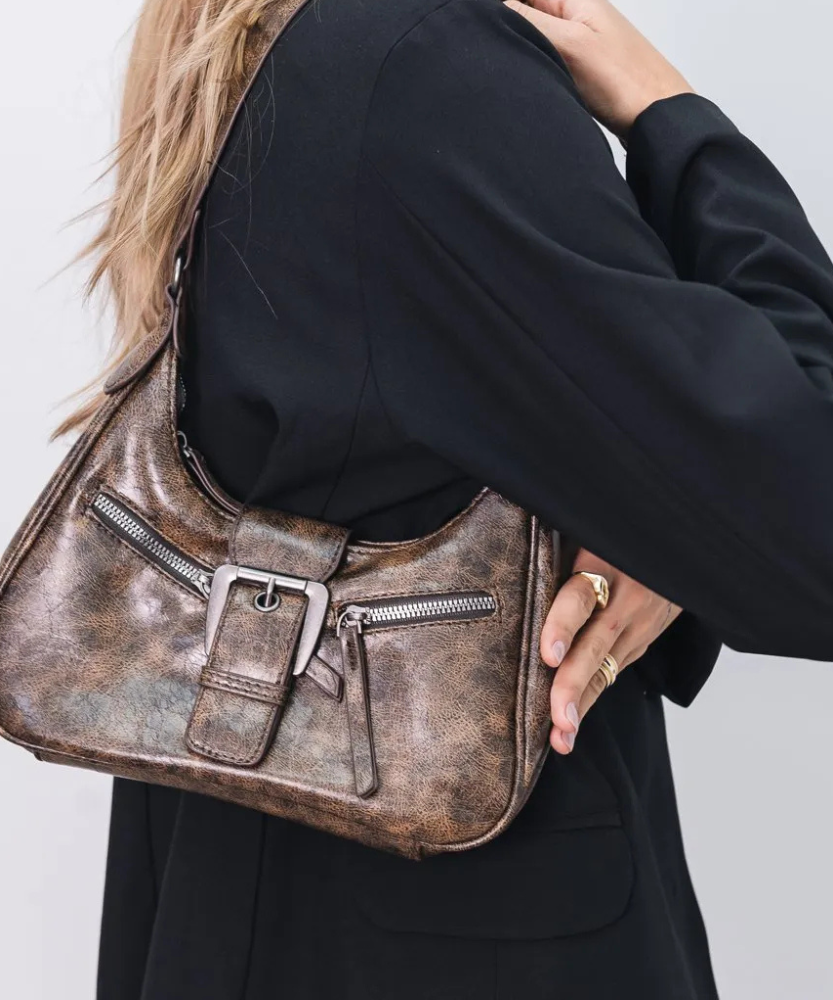 Cosmèa Vegan Leather Crossbody Bag
