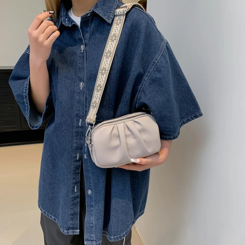 Saméria Vegan Leather Crossbody Bag