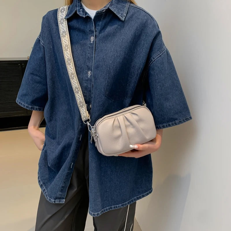 Saméria Vegan Leather Crossbody Bag