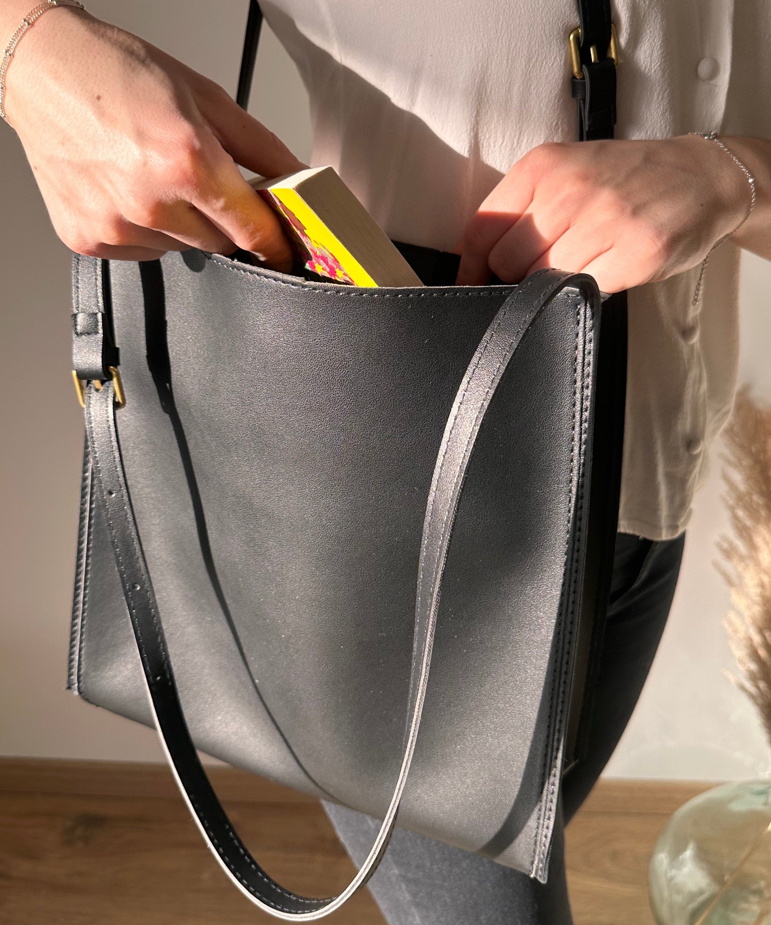 Riva Vegan Leather Tote Bag