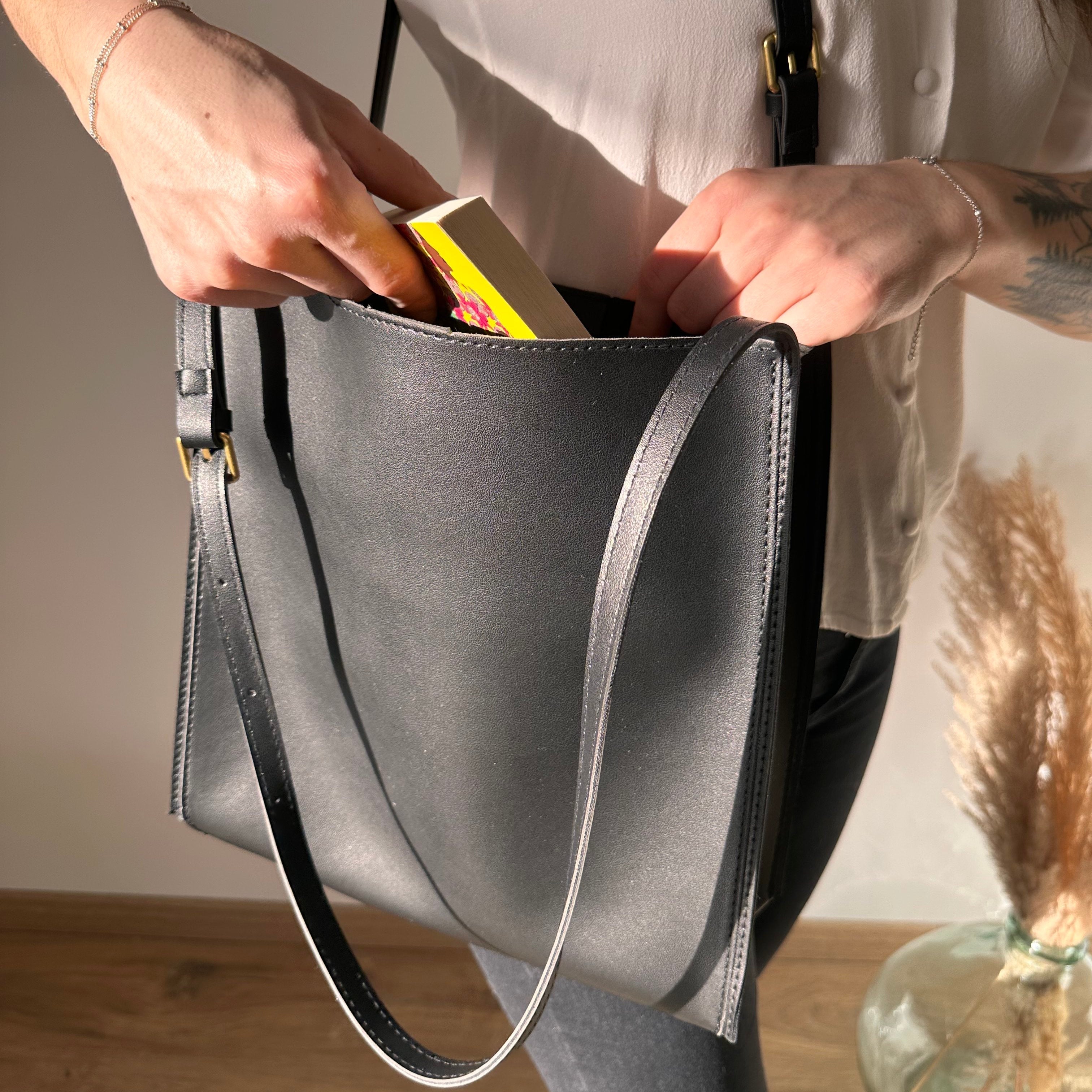 Riva Vegan Leather Tote Bag