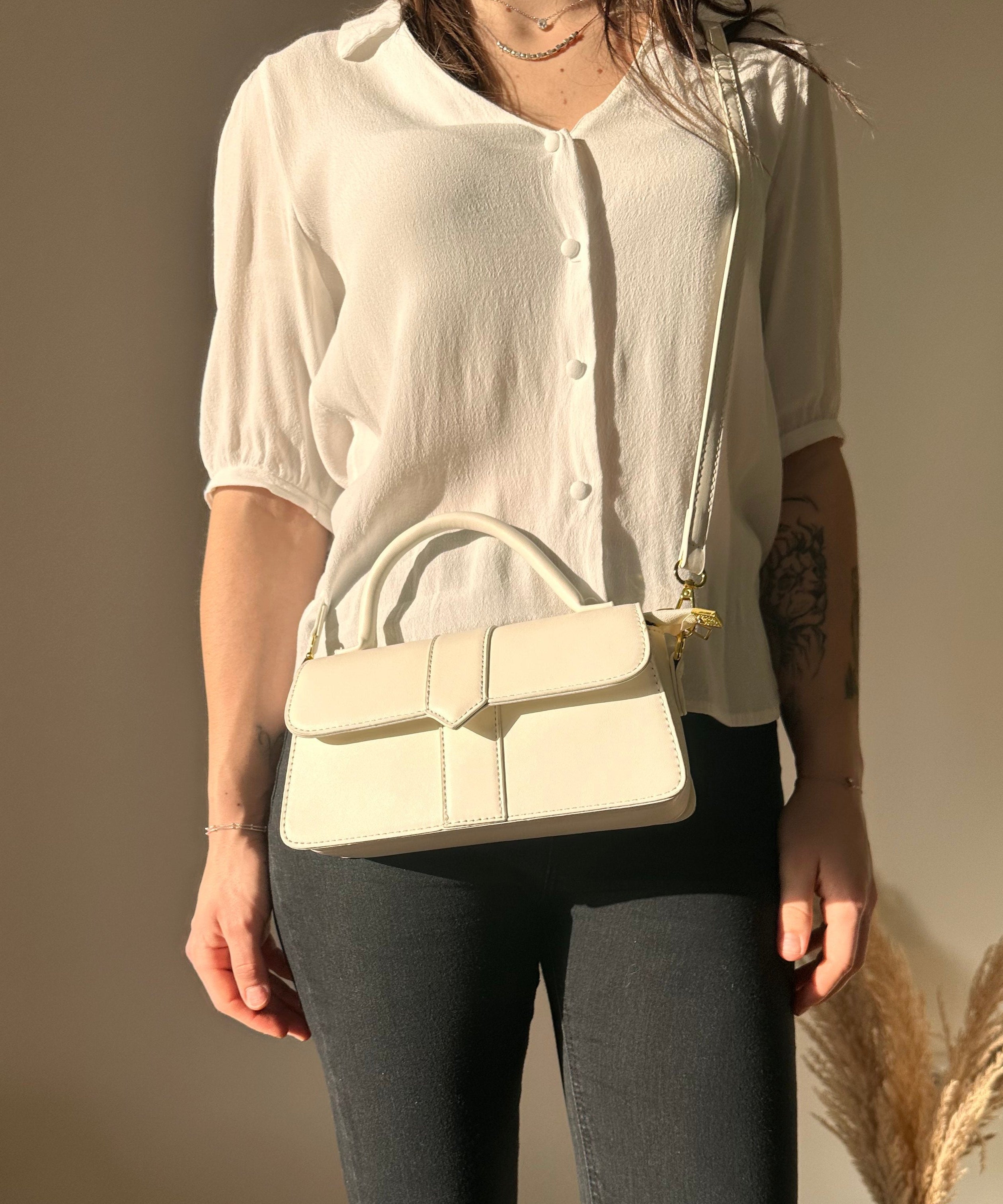 Bellecourt Vegan Leather Crossbody Bag