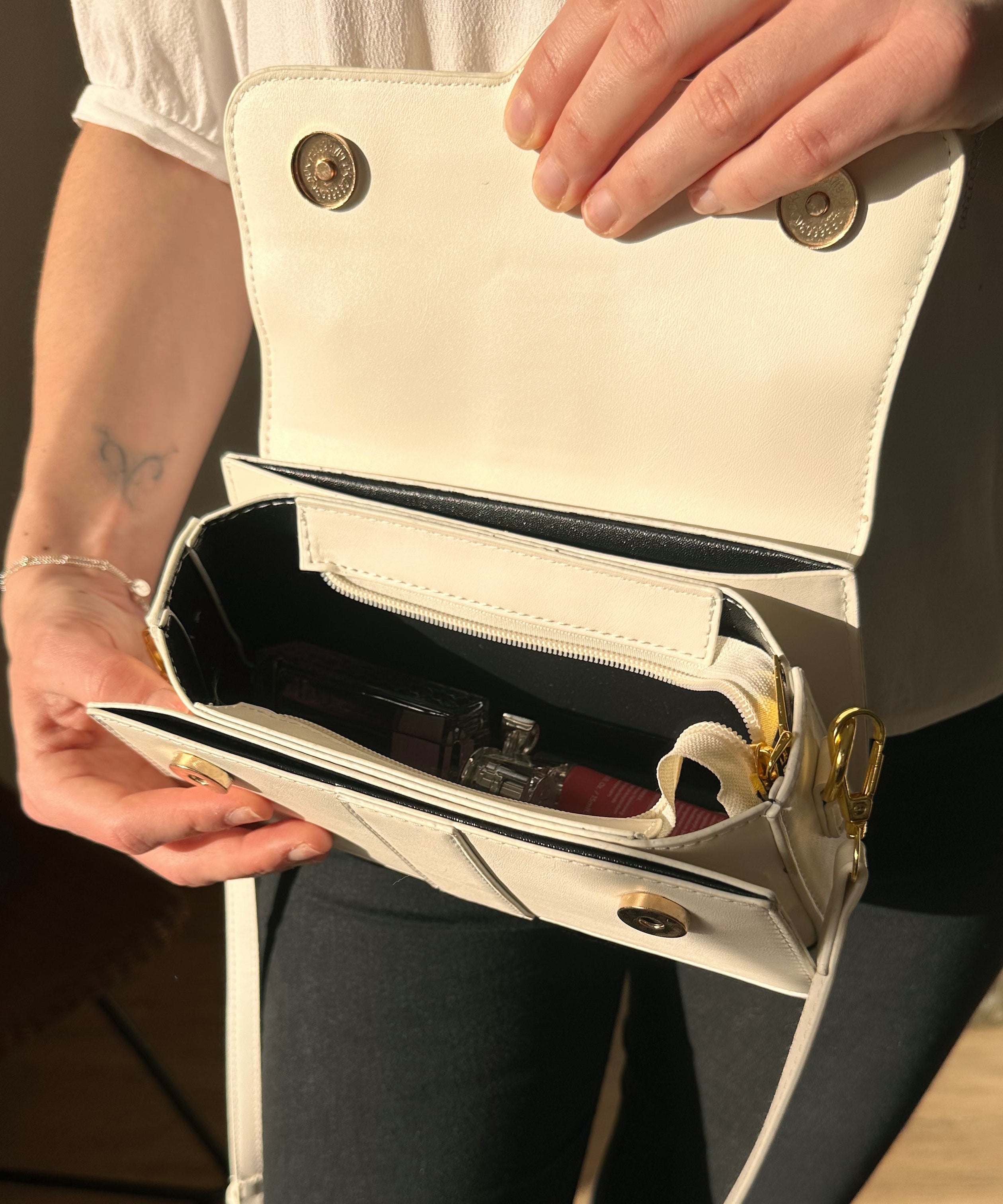 Bellecourt Vegan Leather Crossbody Bag