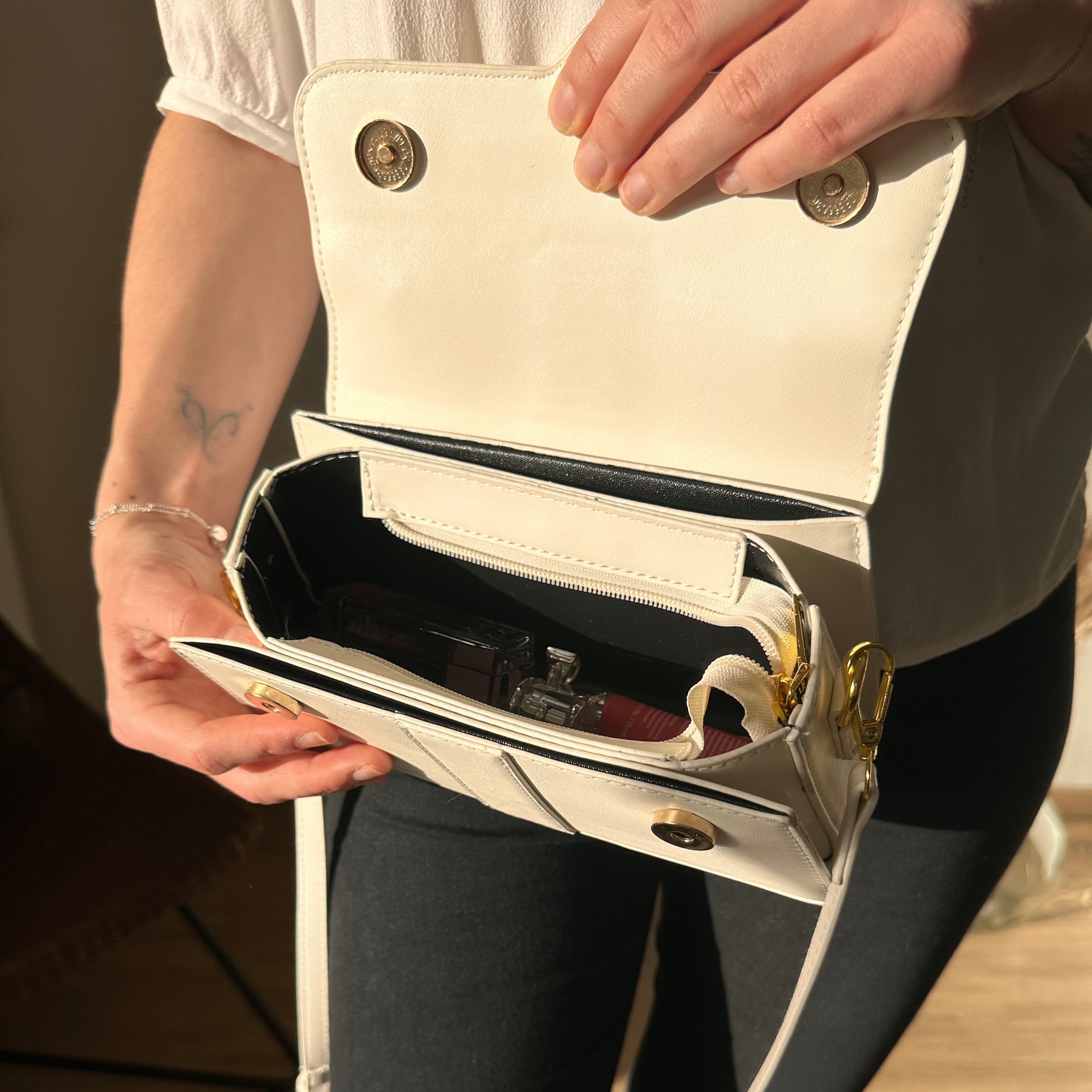 Bellecourt Vegan Leather Crossbody Bag