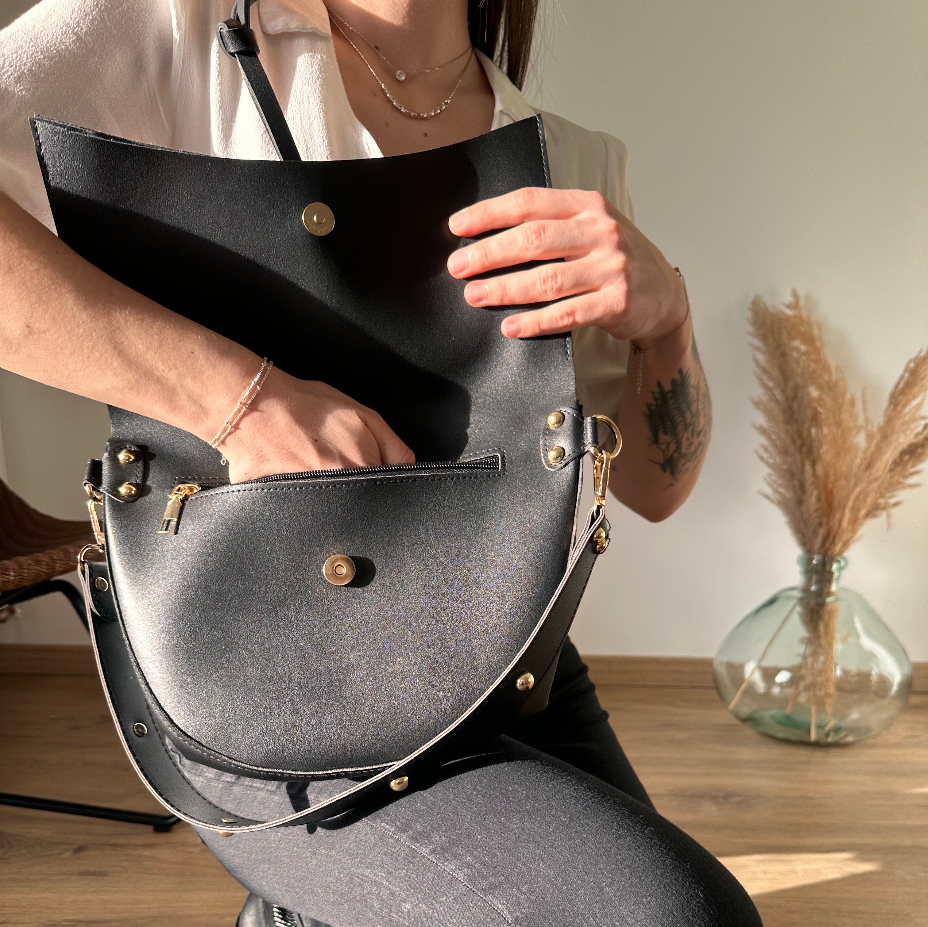 Aurore Vegan Leather Crossbody Bag