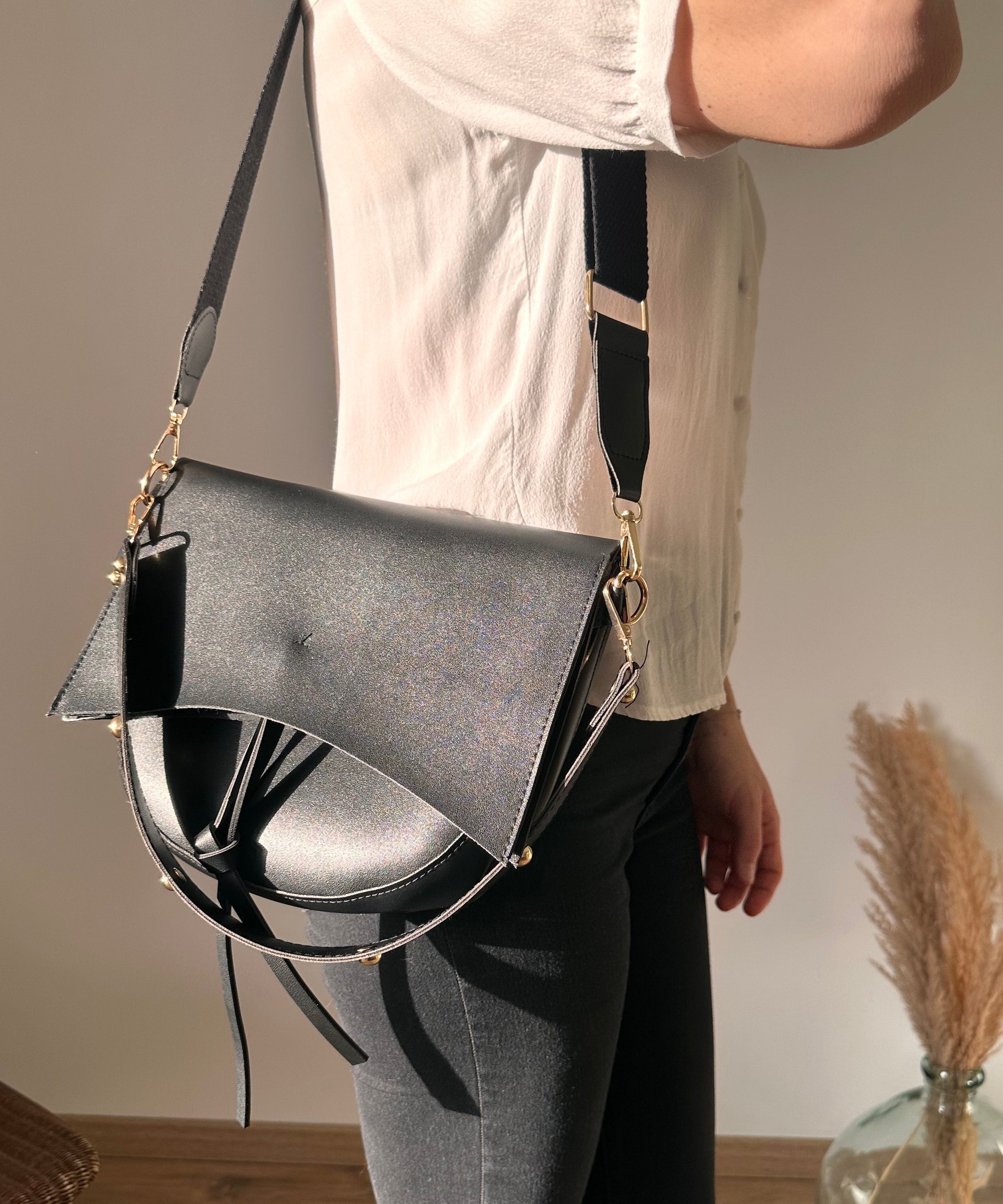 Aurore Vegan Leather Crossbody Bag