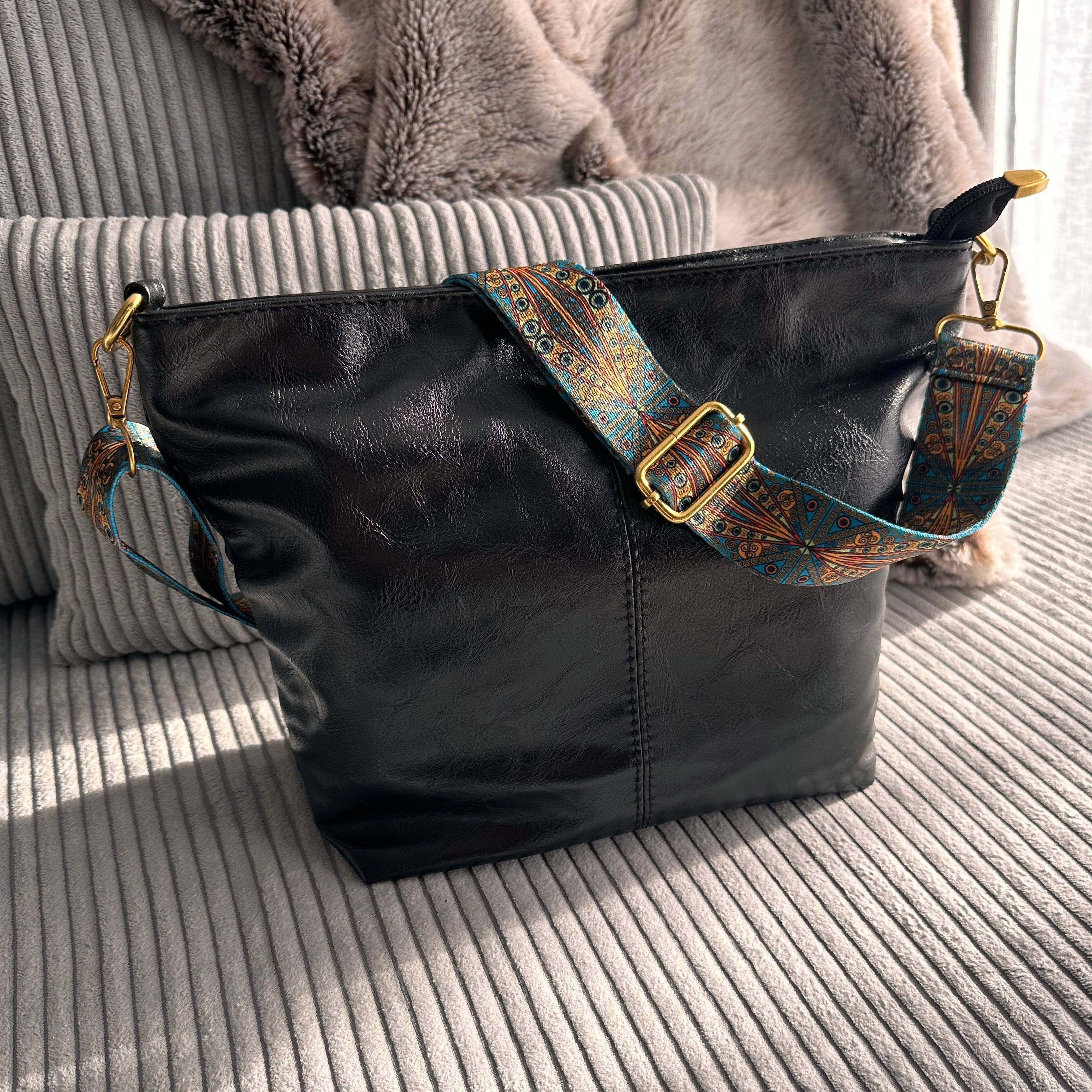 Castille Vegan Leather Crossbody Bag