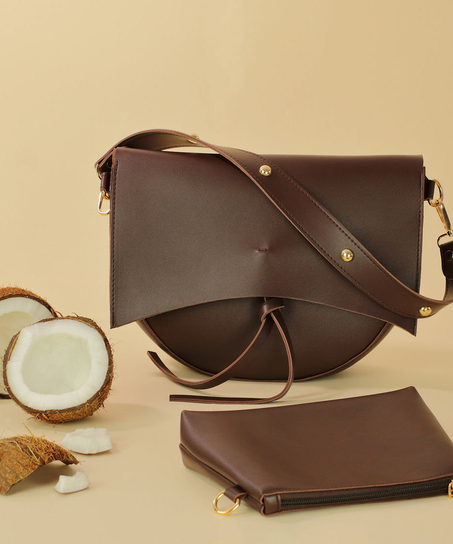 Aurore Vegan Leather Crossbody Bag
