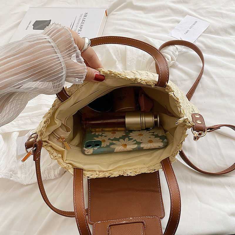 Sunny Vegan Leather Tote Bag
