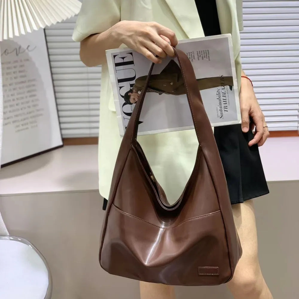 Lilya Vegan Leather Hobo Bag