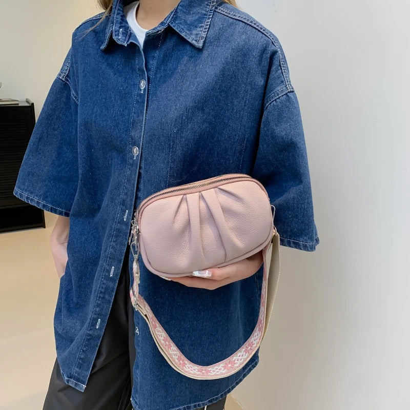 Saméria Vegan Leather Crossbody Bag