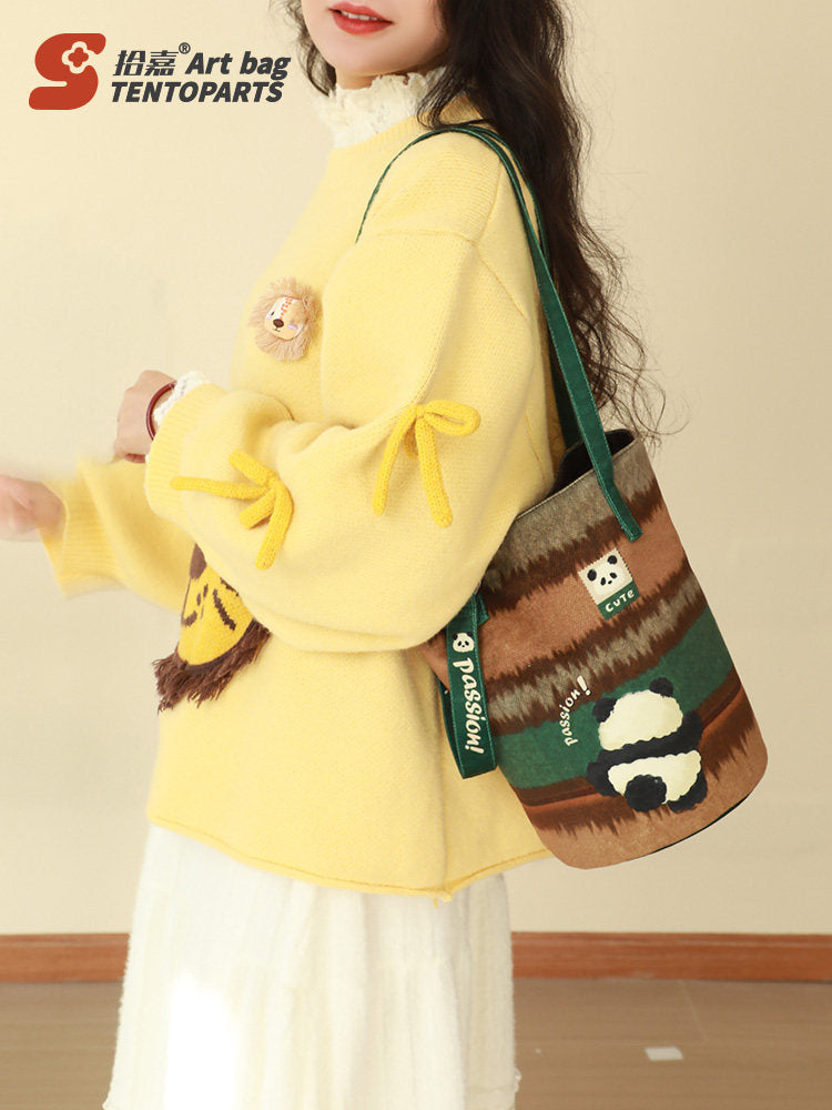 Panda Picnic Bucket Bag
