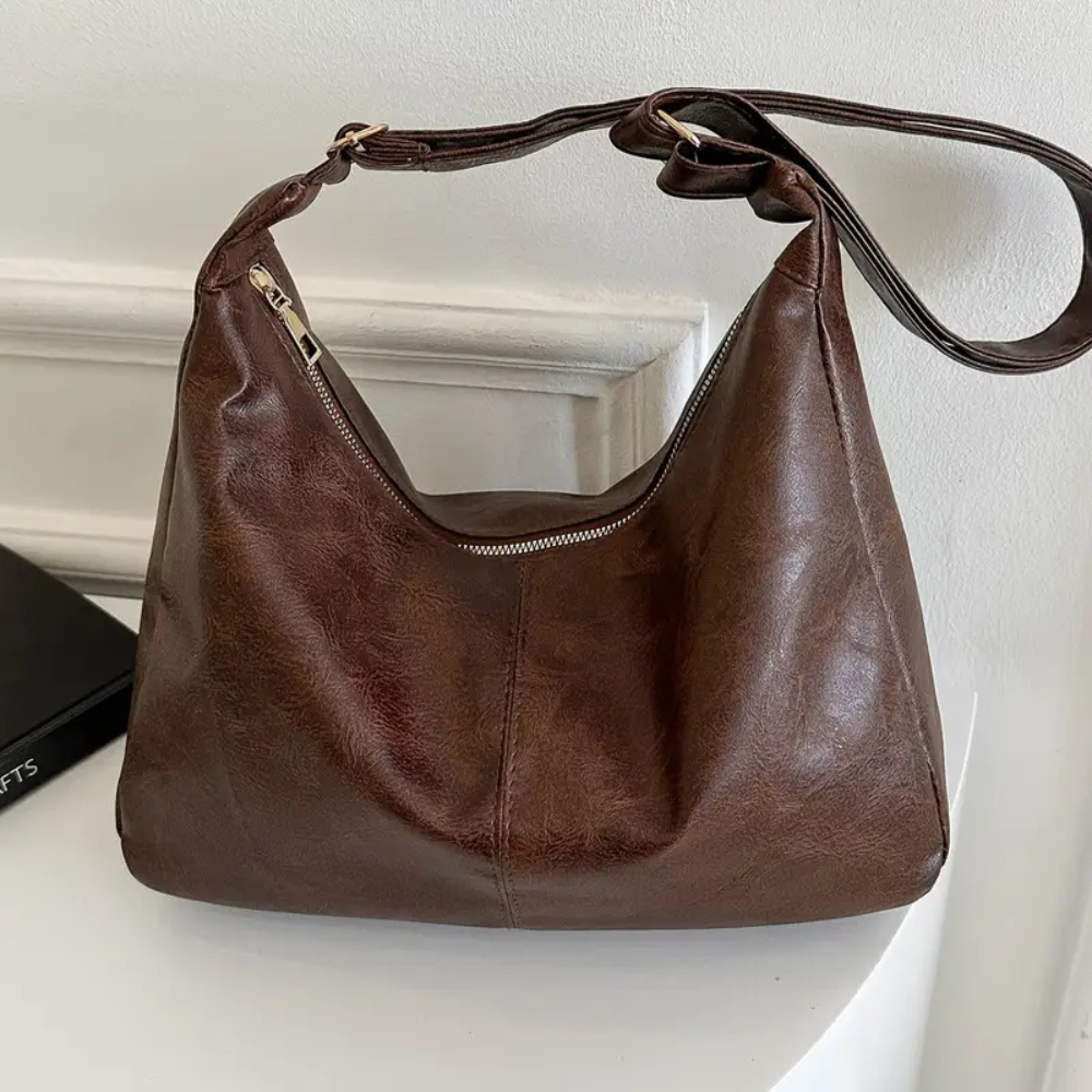 Maliéna Vegan Leather Shoulder Bag