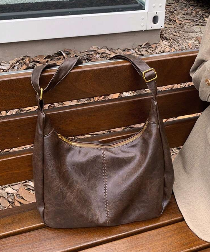 Maliéna Vegan Leather Shoulder Bag