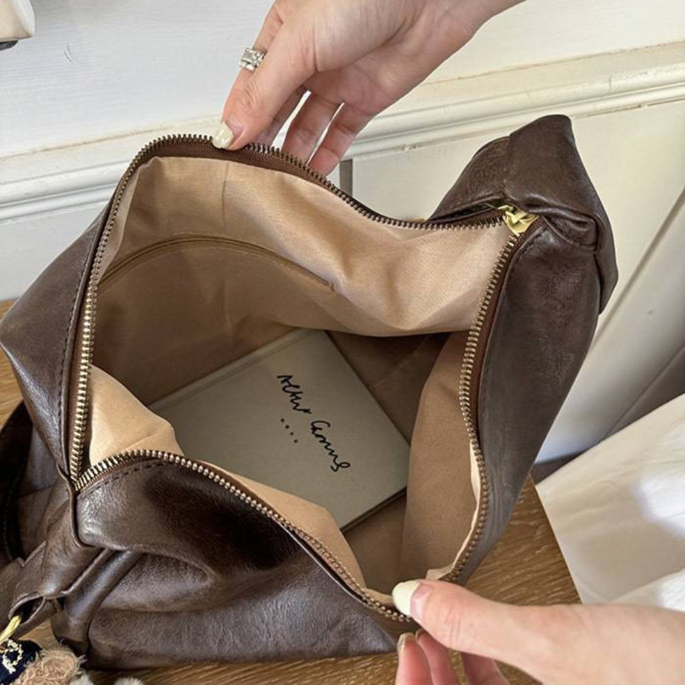 Maliéna Vegan Leather Shoulder Bag