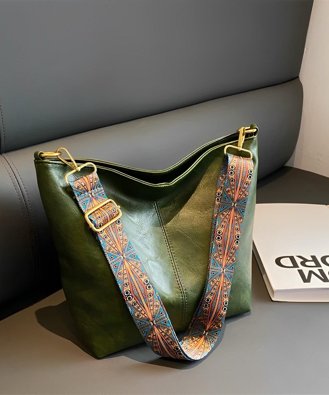 Castille Vegan Leather Crossbody Bag