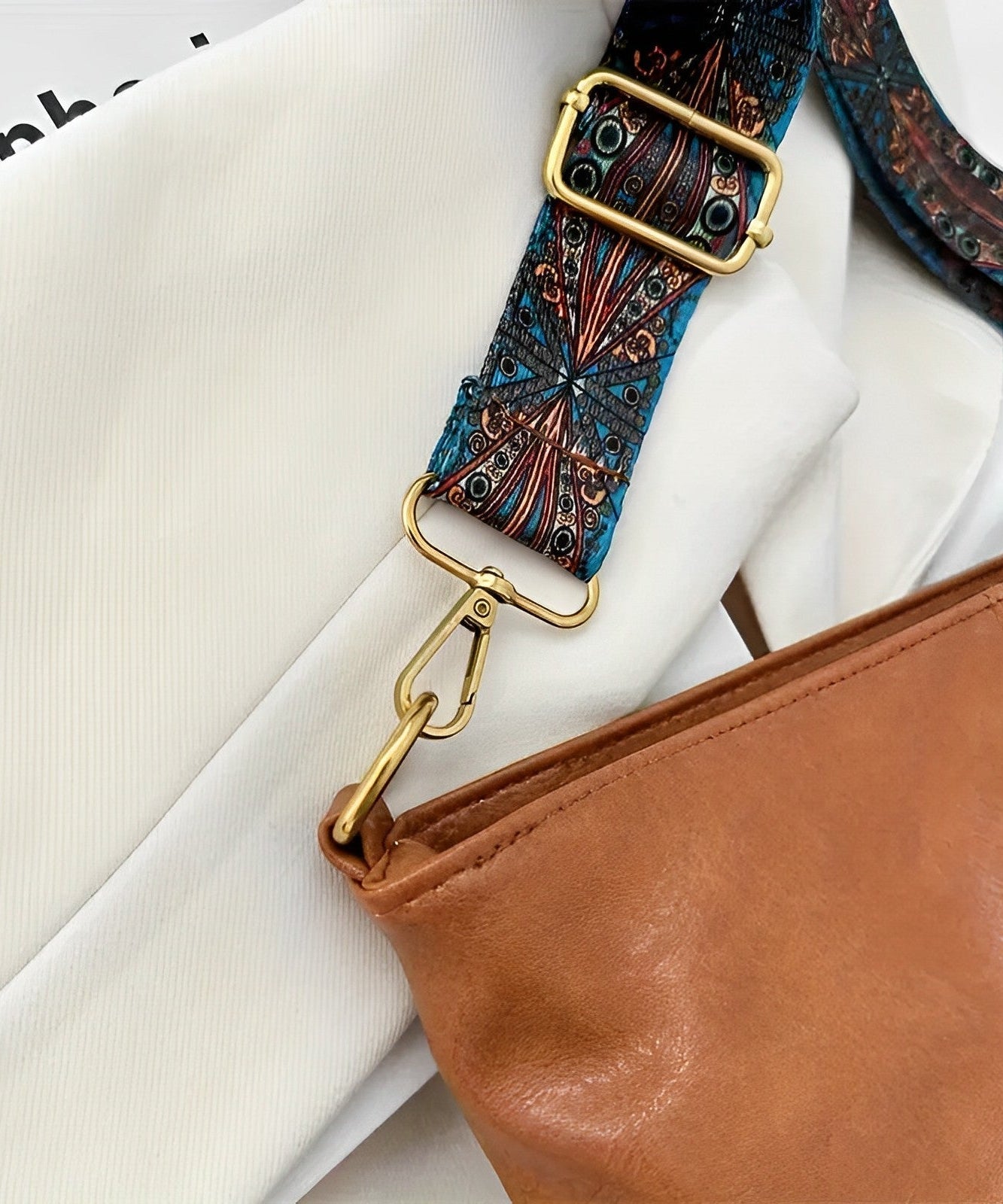 Castille Vegan Leather Crossbody Bag