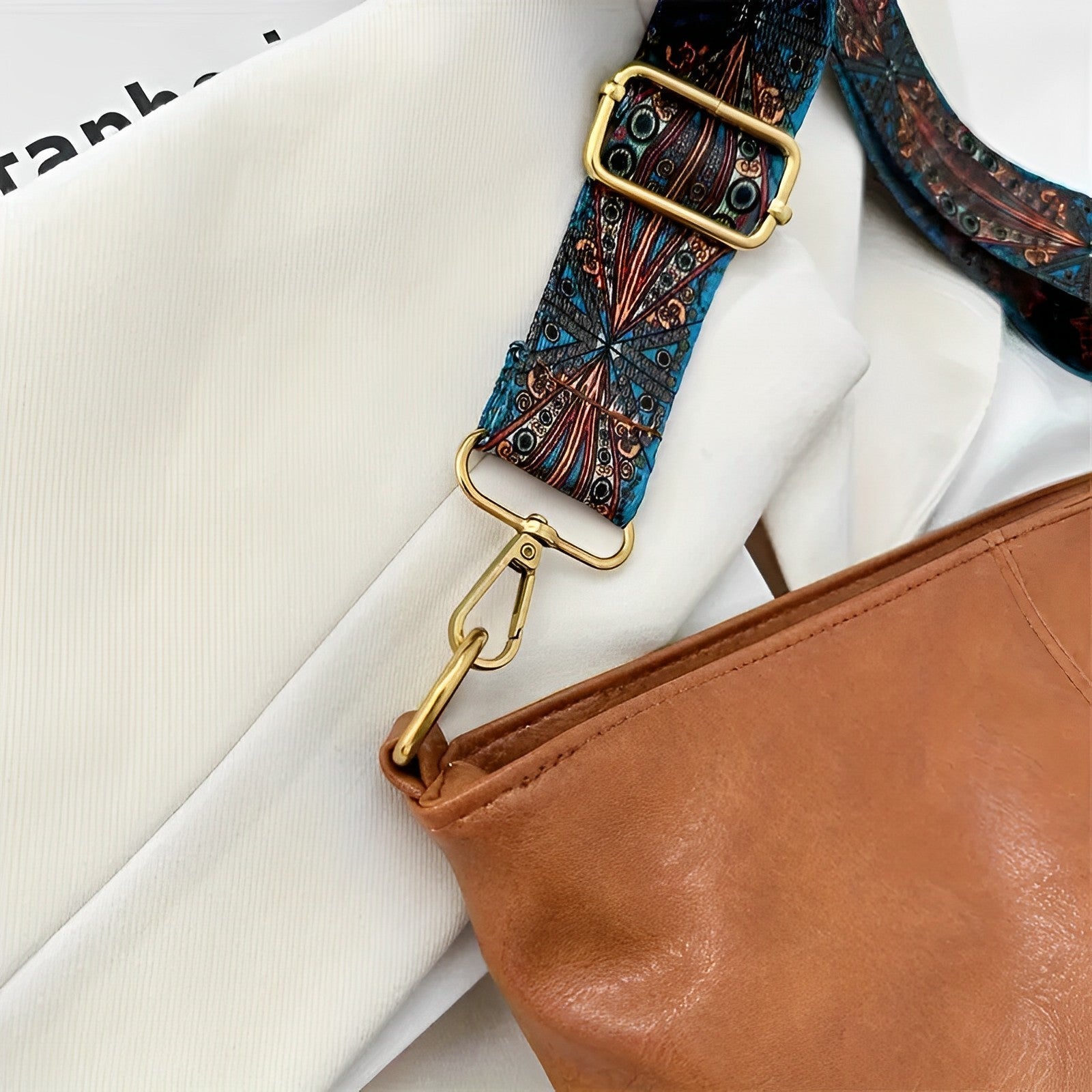 Castille Vegan Leather Crossbody Bag