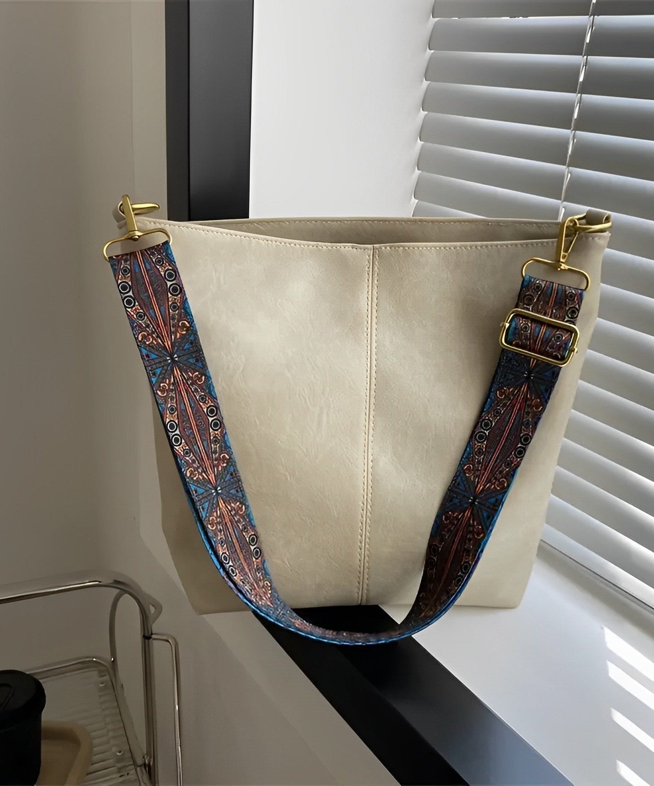 Castille Vegan Leather Crossbody Bag
