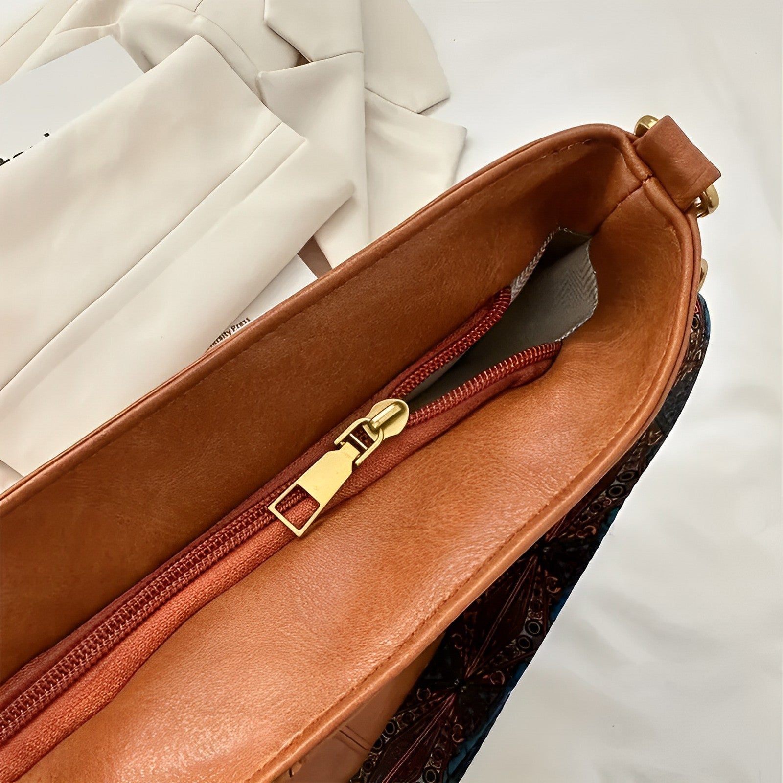 Castille Vegan Leather Crossbody Bag
