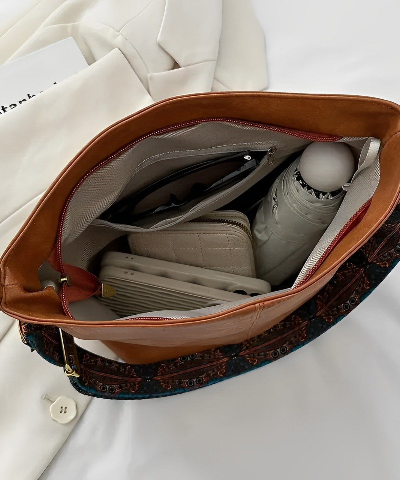 Castille Vegan Leather Crossbody Bag