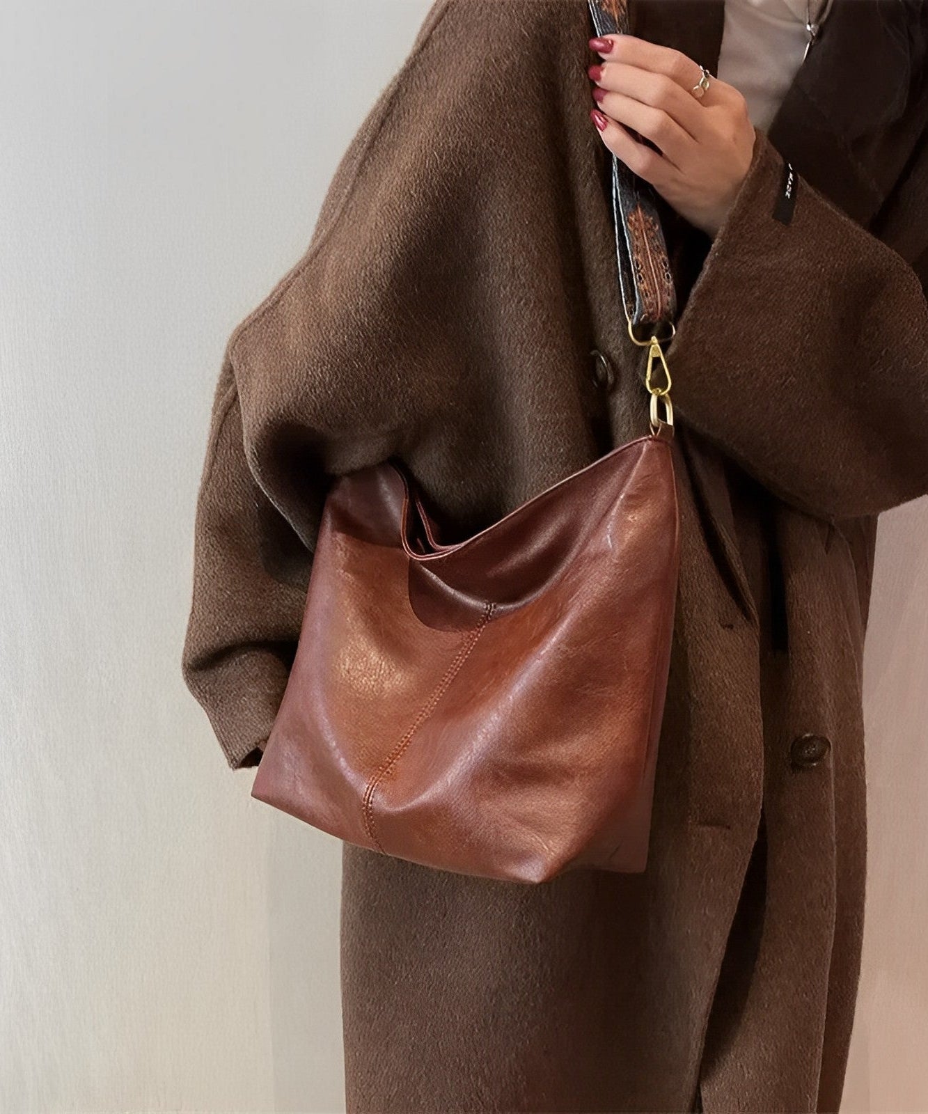 Castille Vegan Leather Crossbody Bag