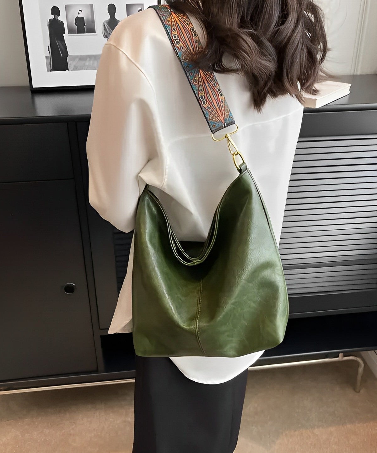 Castille Vegan Leather Crossbody Bag