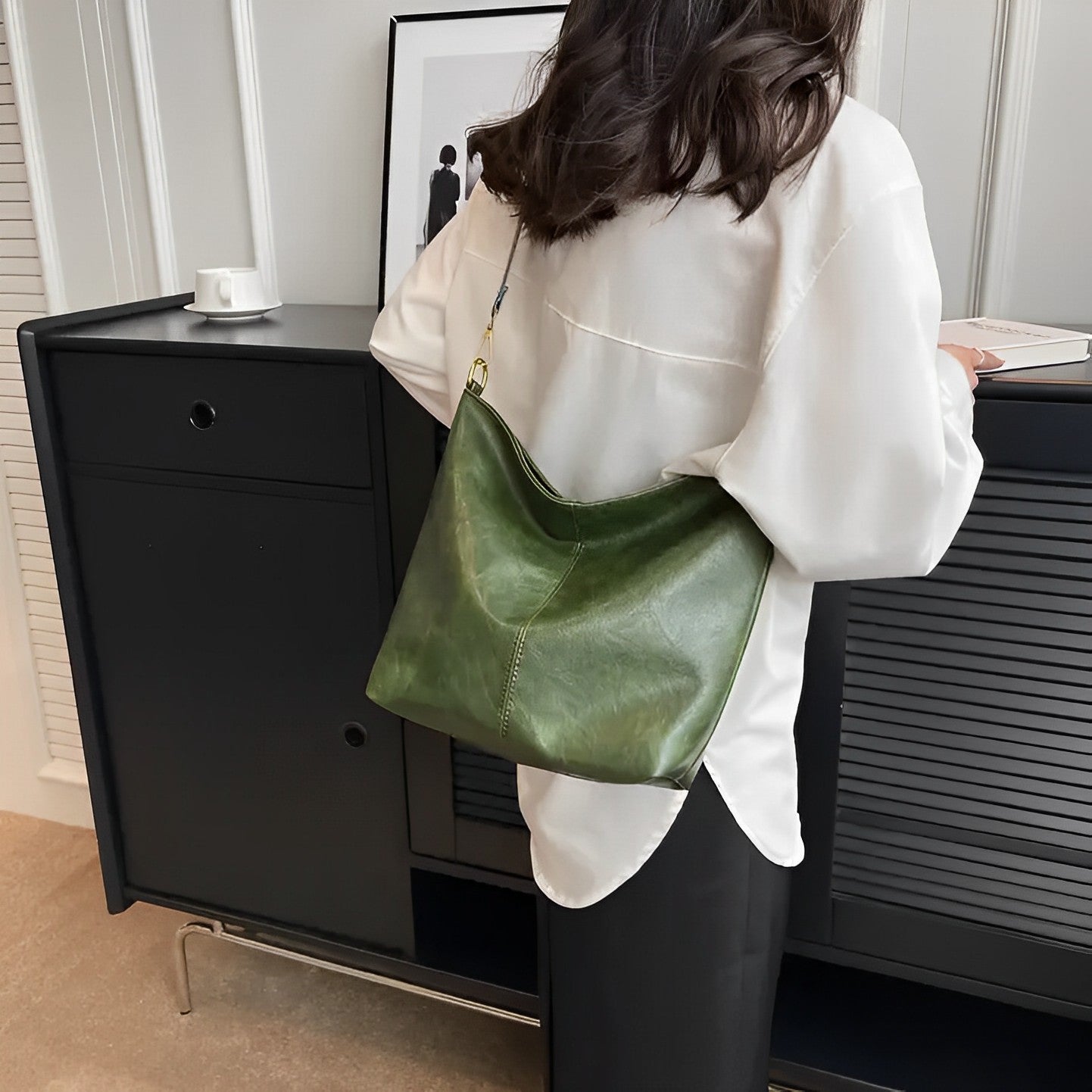 Castille Vegan Leather Crossbody Bag