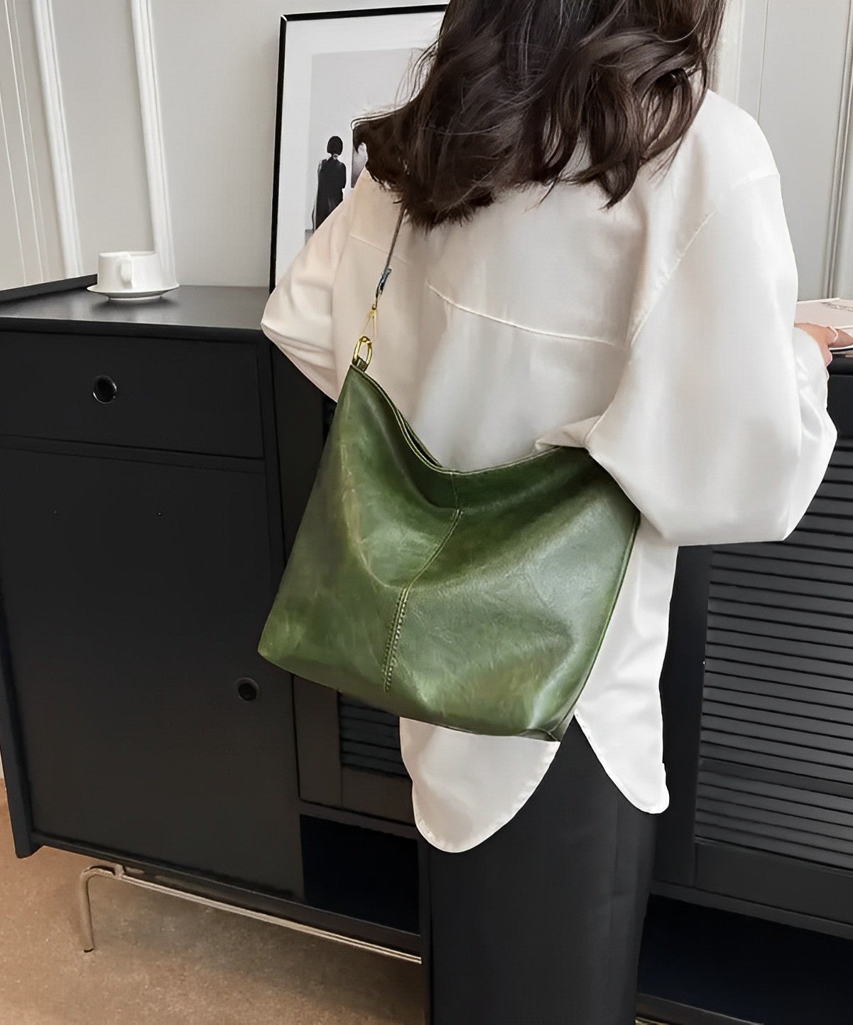 Castille Vegan Leather Crossbody Bag