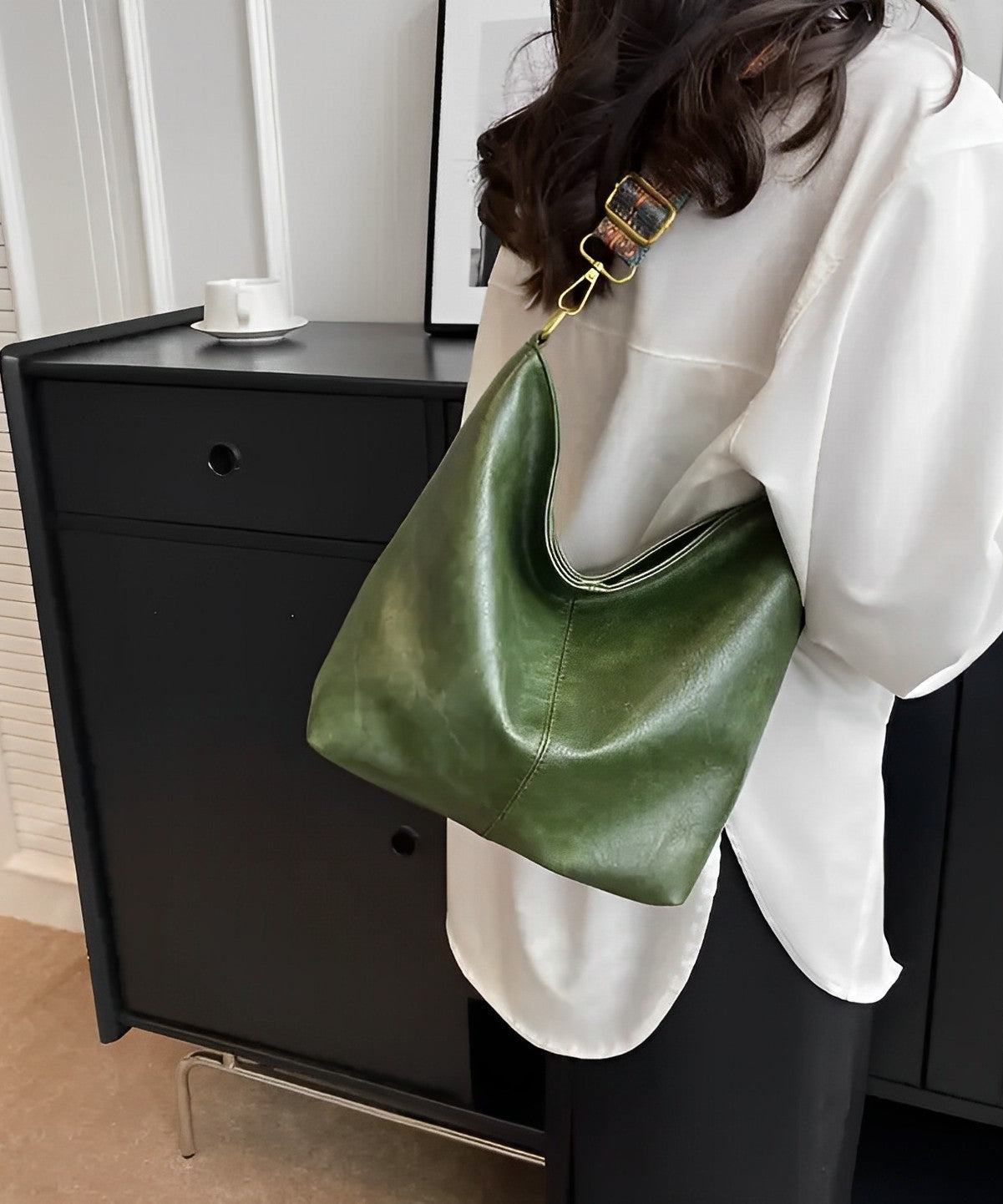 Castille Vegan Leather Crossbody Bag