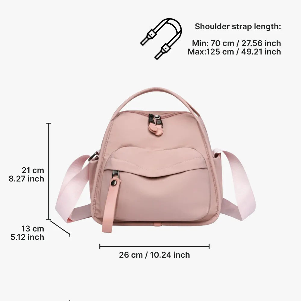 Lyona Vegan Leather Crossbody Bag