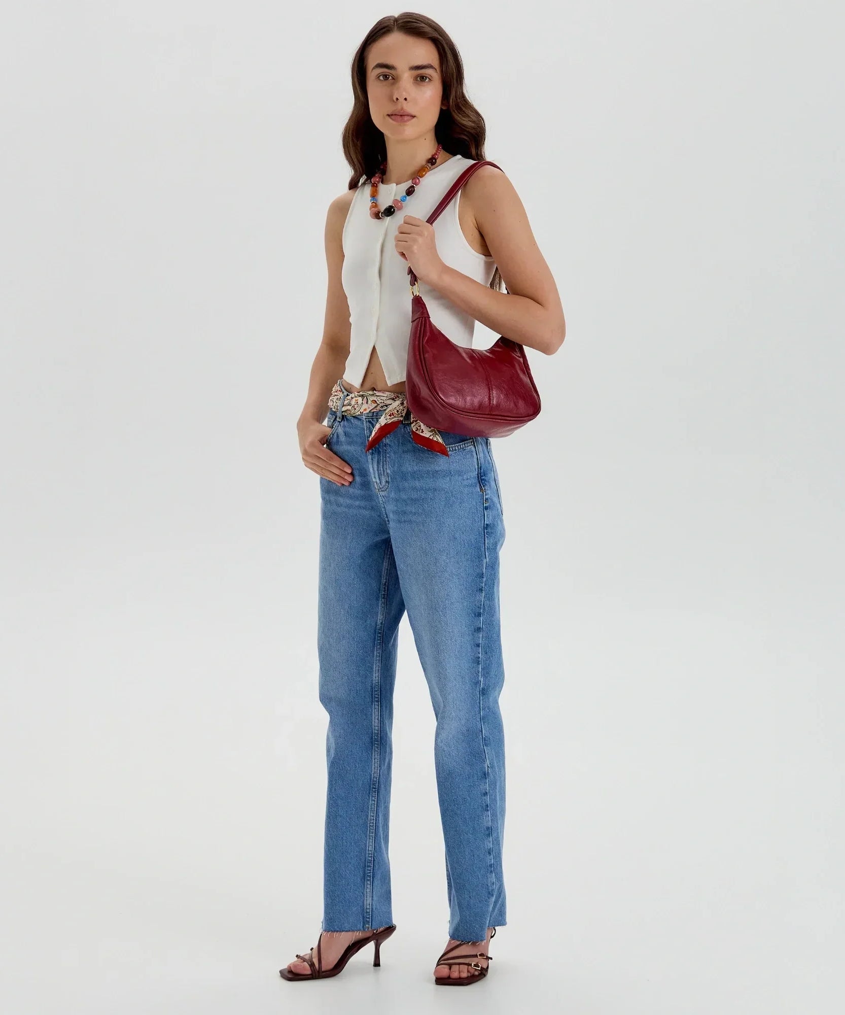 Baya Vegan Leather Crossbody Bag