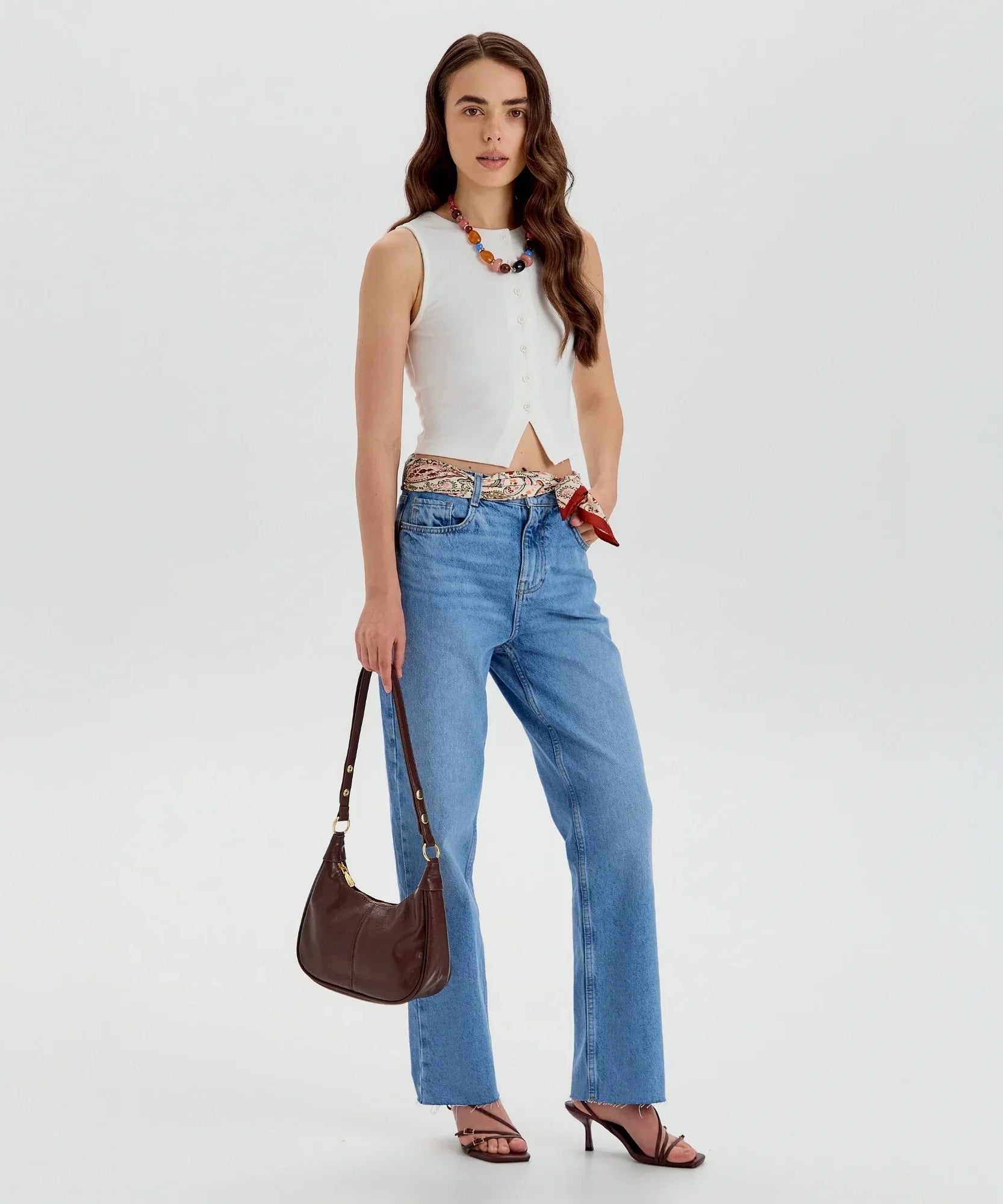Baya Vegan Leather Crossbody Bag