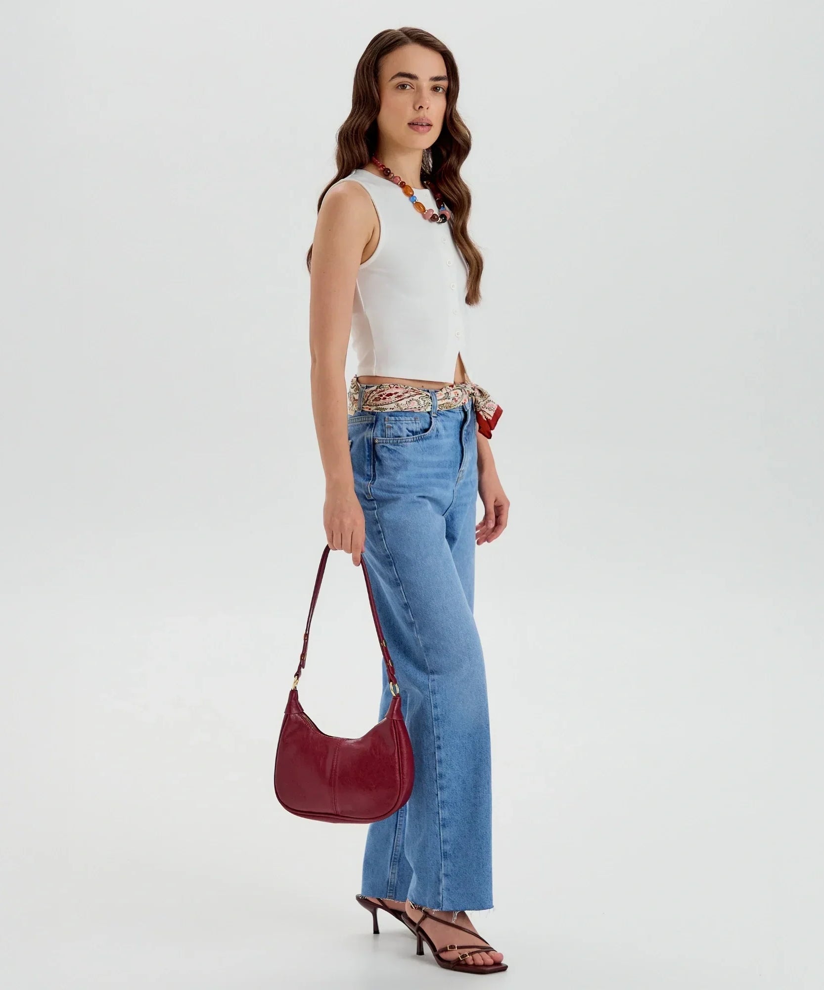 Baya Vegan Leather Crossbody Bag