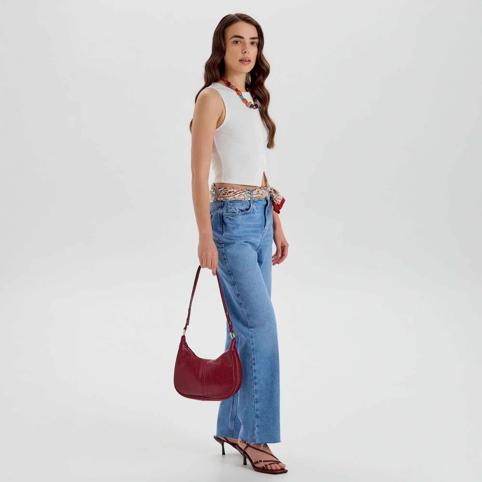Baya Vegan Leather Crossbody Bag