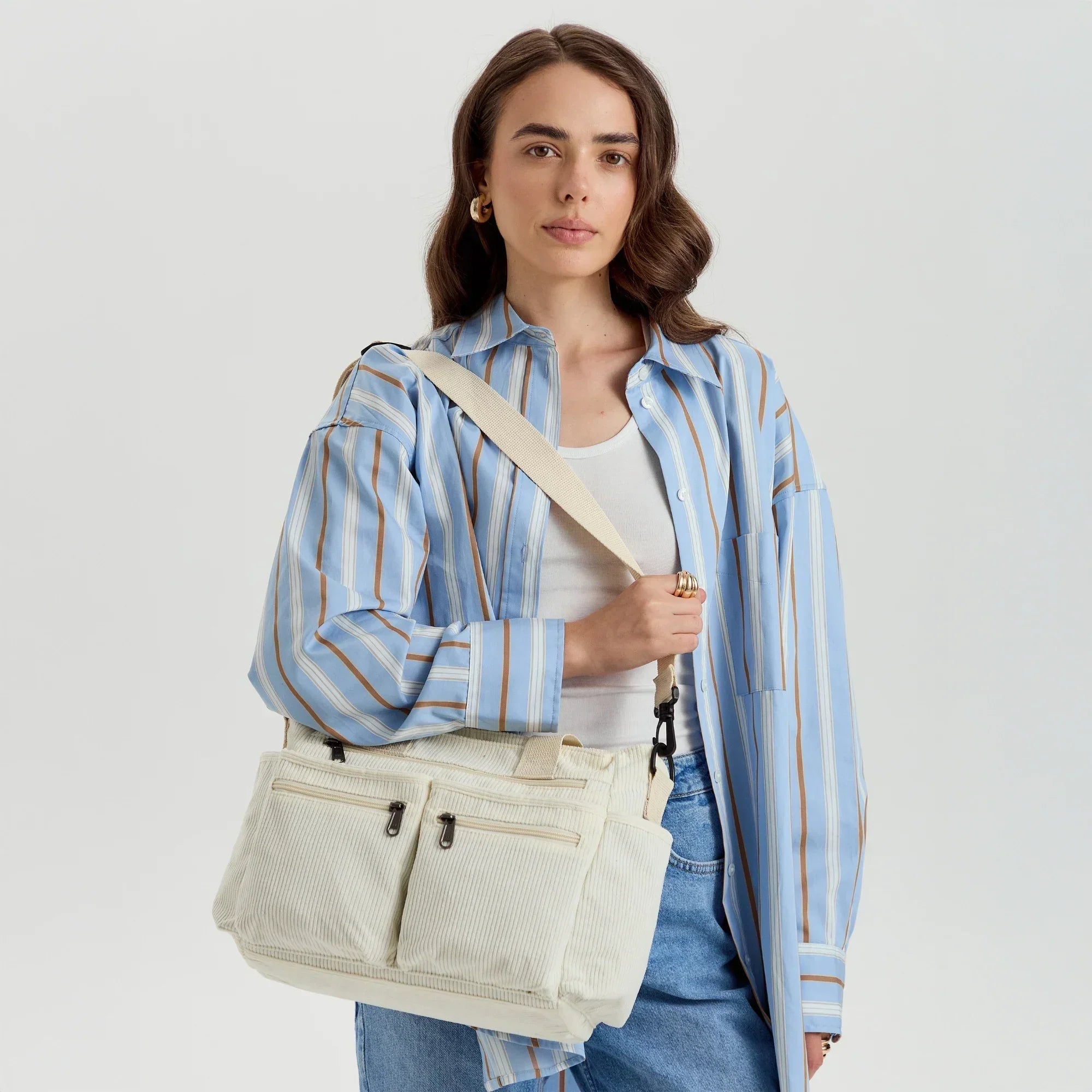 Kanna Vegan Leather Crossbody Bag