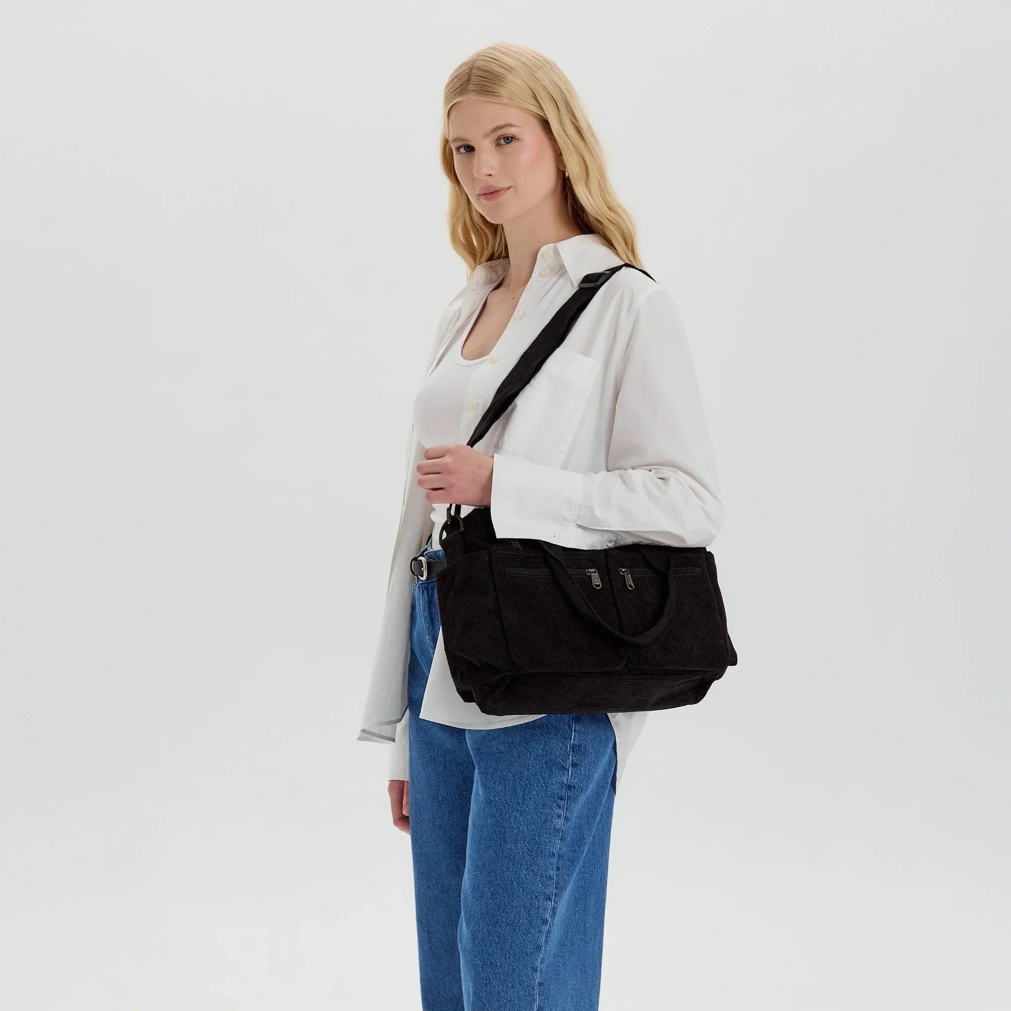 Kanna Vegan Leather Crossbody Bag