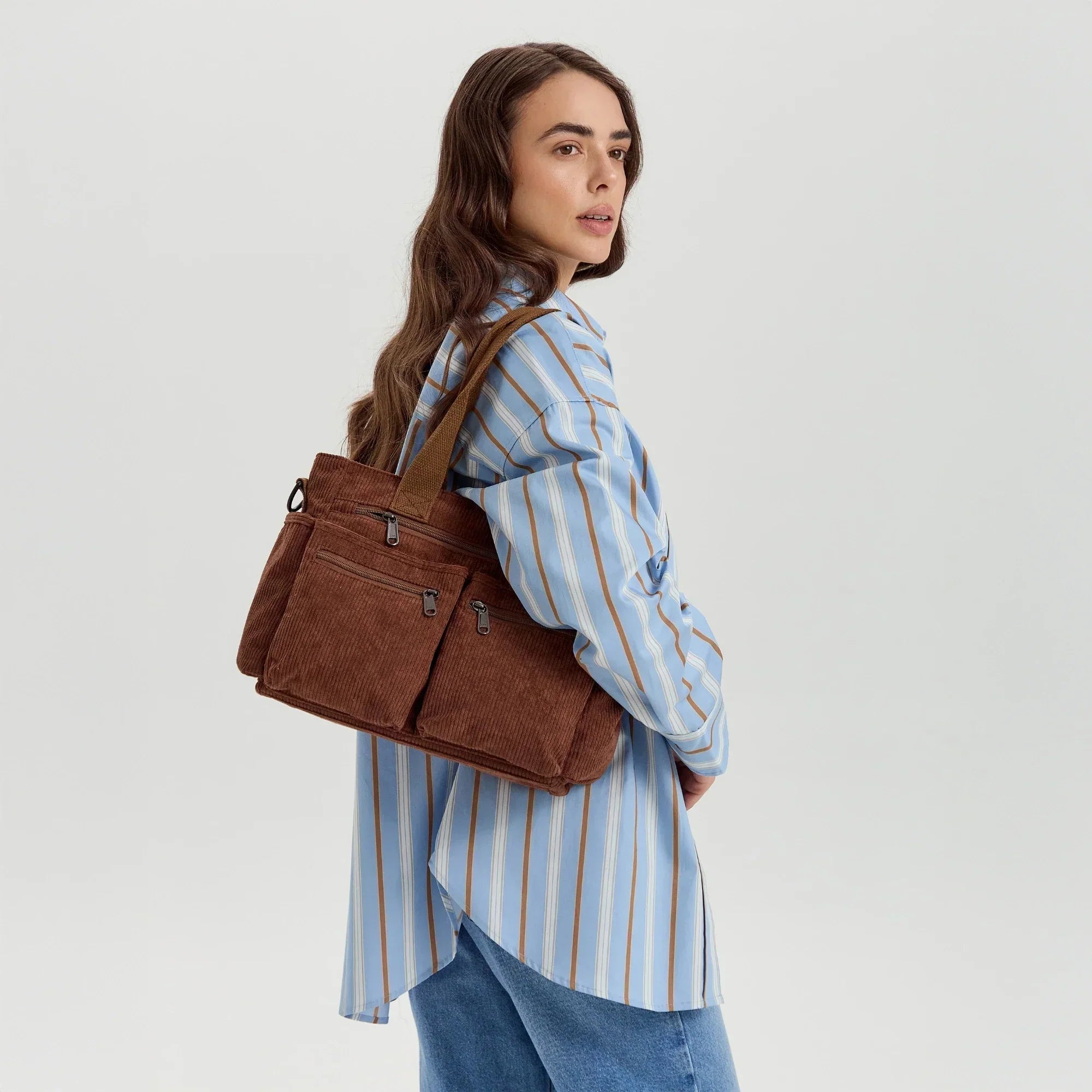 Kanna Vegan Leather Crossbody Bag