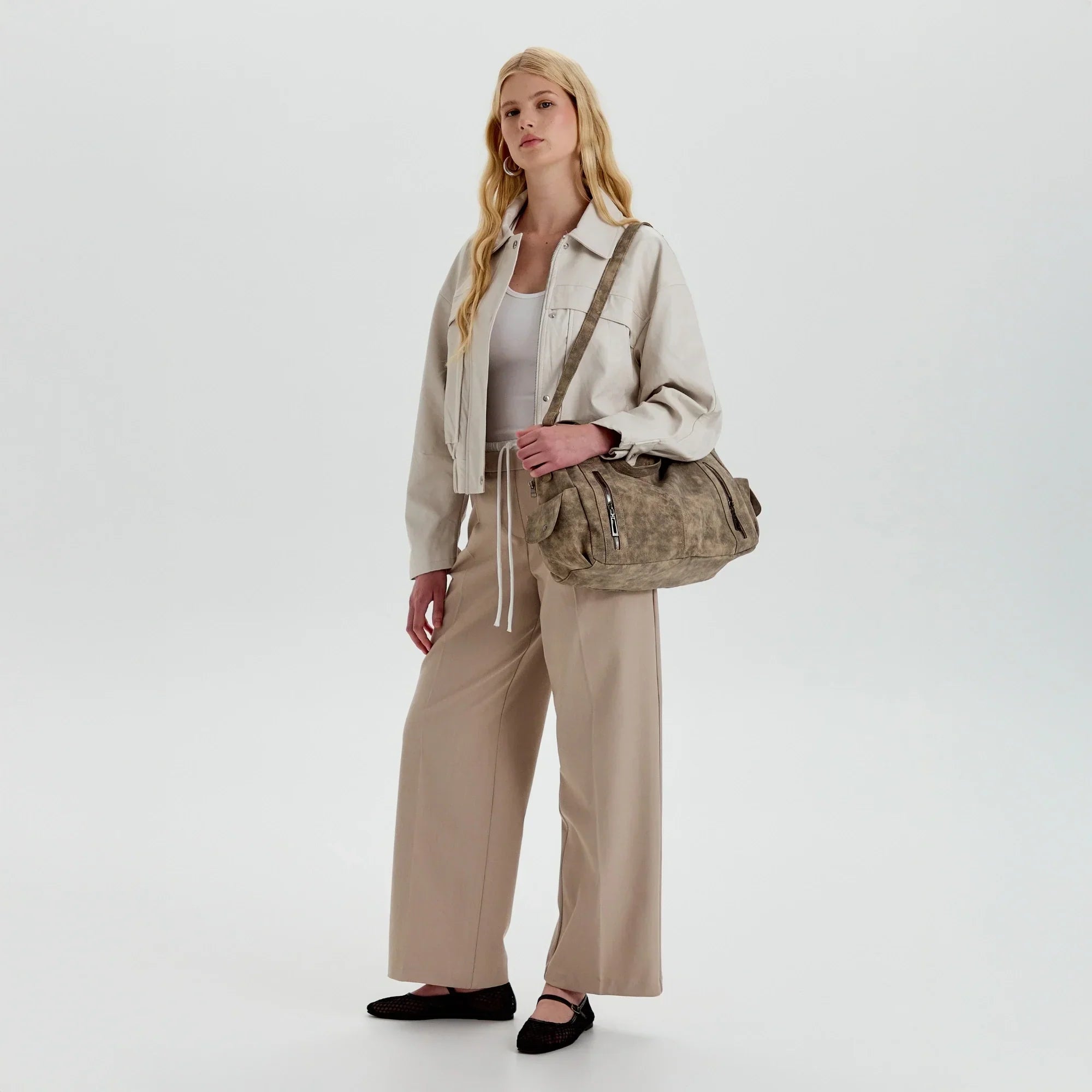 Launa Vegan Leather Crossbody Bag